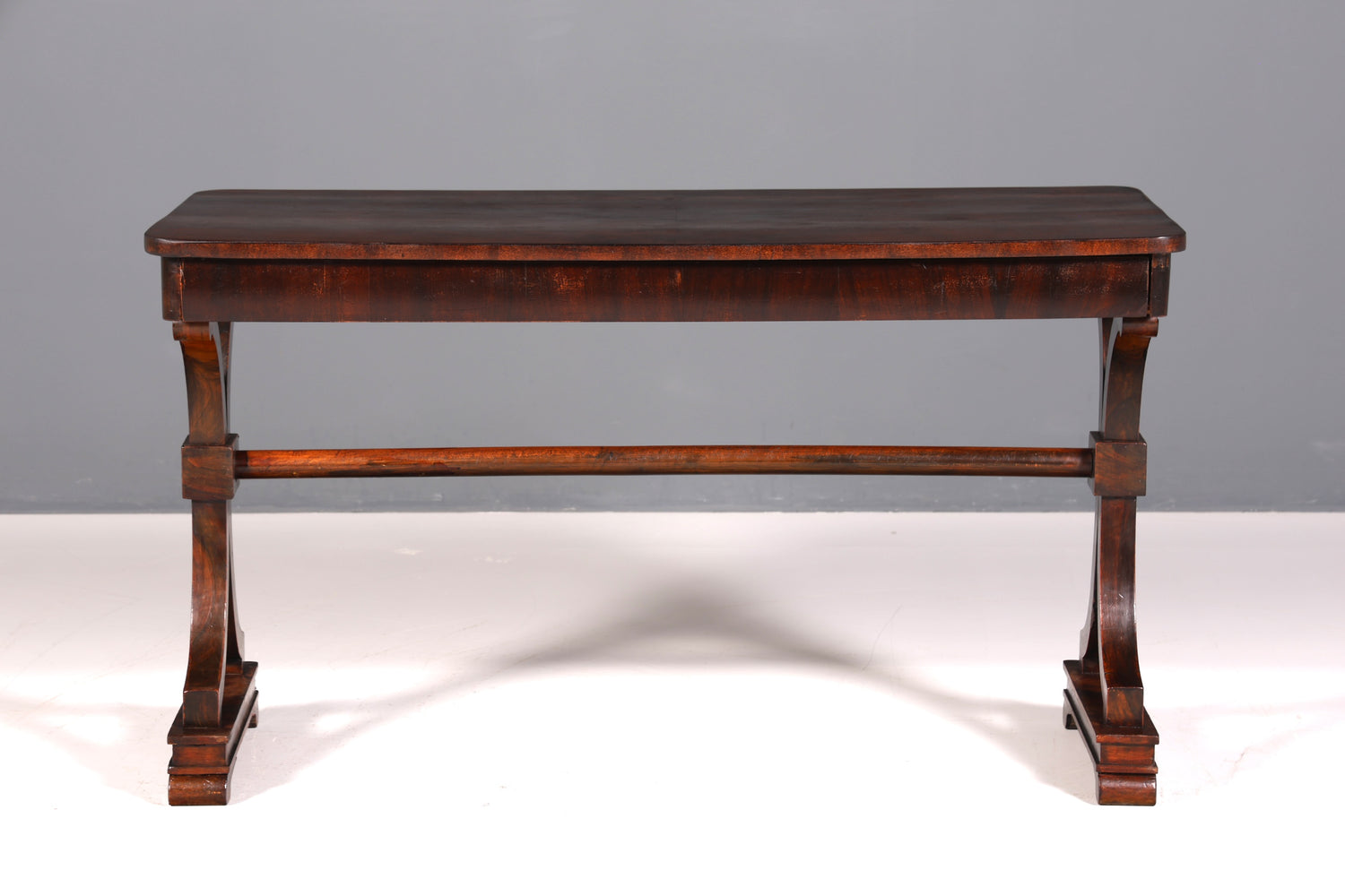 Wunderschöner Englischer Antik Tisch Konsolentisch Schreibtisch Mahagoni Bürotisch Regency Englisch Desk Louis Philippe