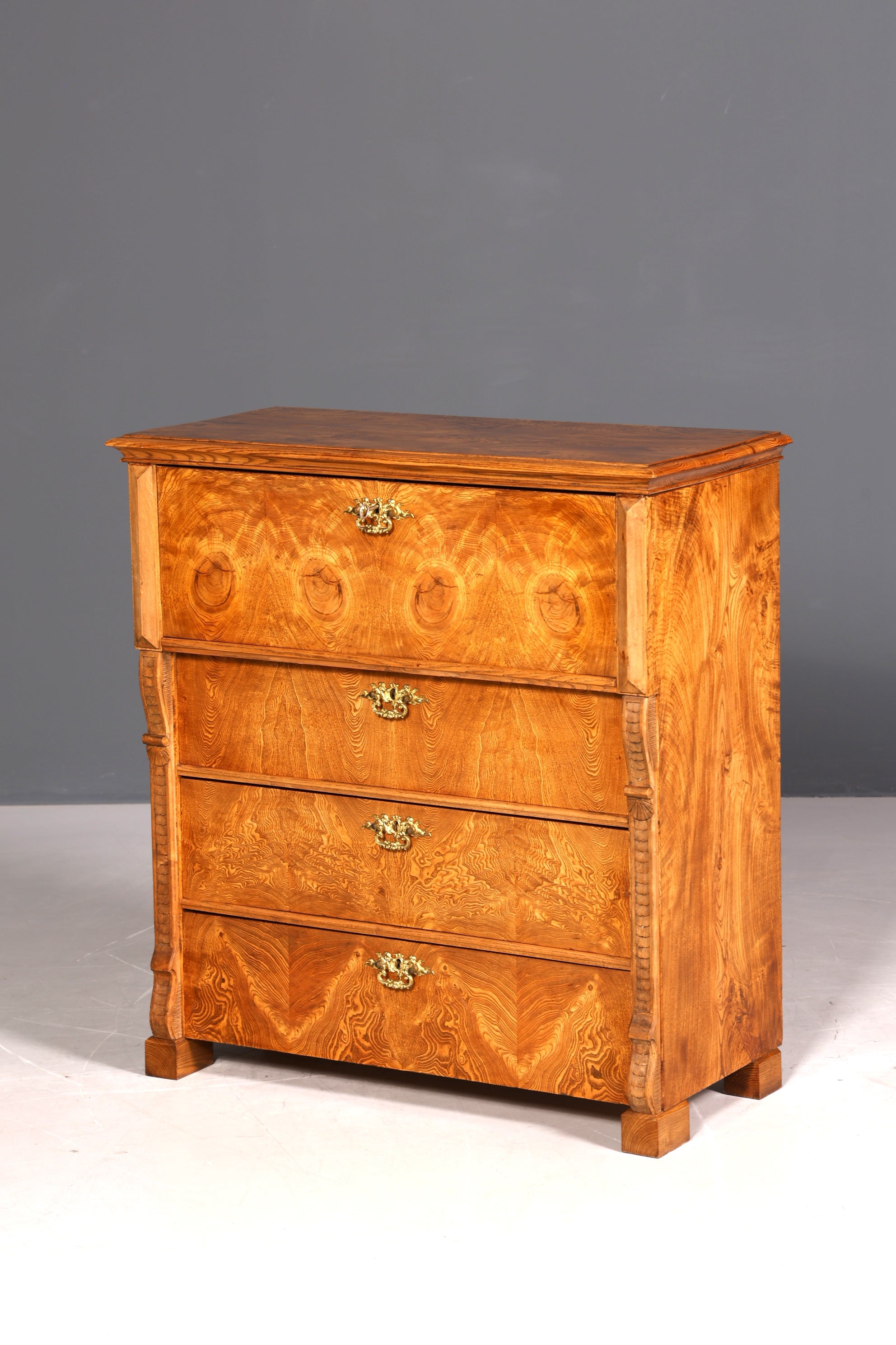 Stilvoller Gründerzeit Sekretär Kommode Jugendstil Schubladenkommode Antik Vertiko