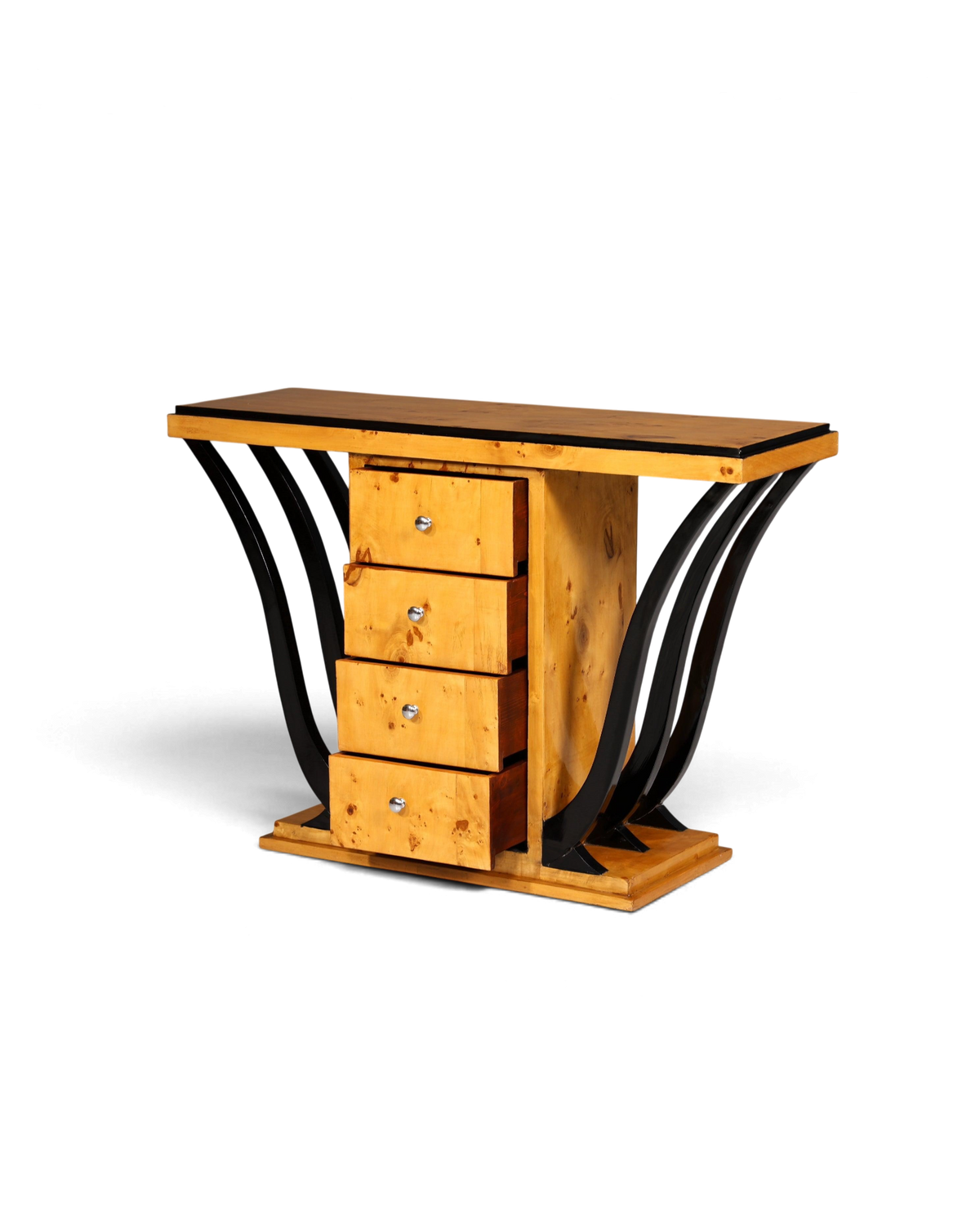 Edle Art Deco Design Wandkonsole Biedermeier Stil Sideboard Kommode