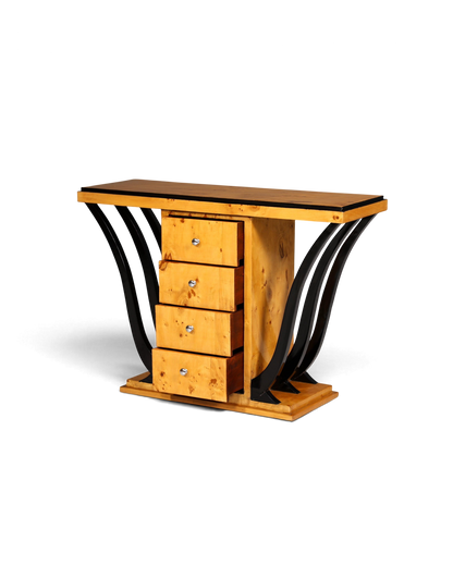 Edle Art Deco Design Wandkonsole Biedermeier Stil Sideboard Kommode