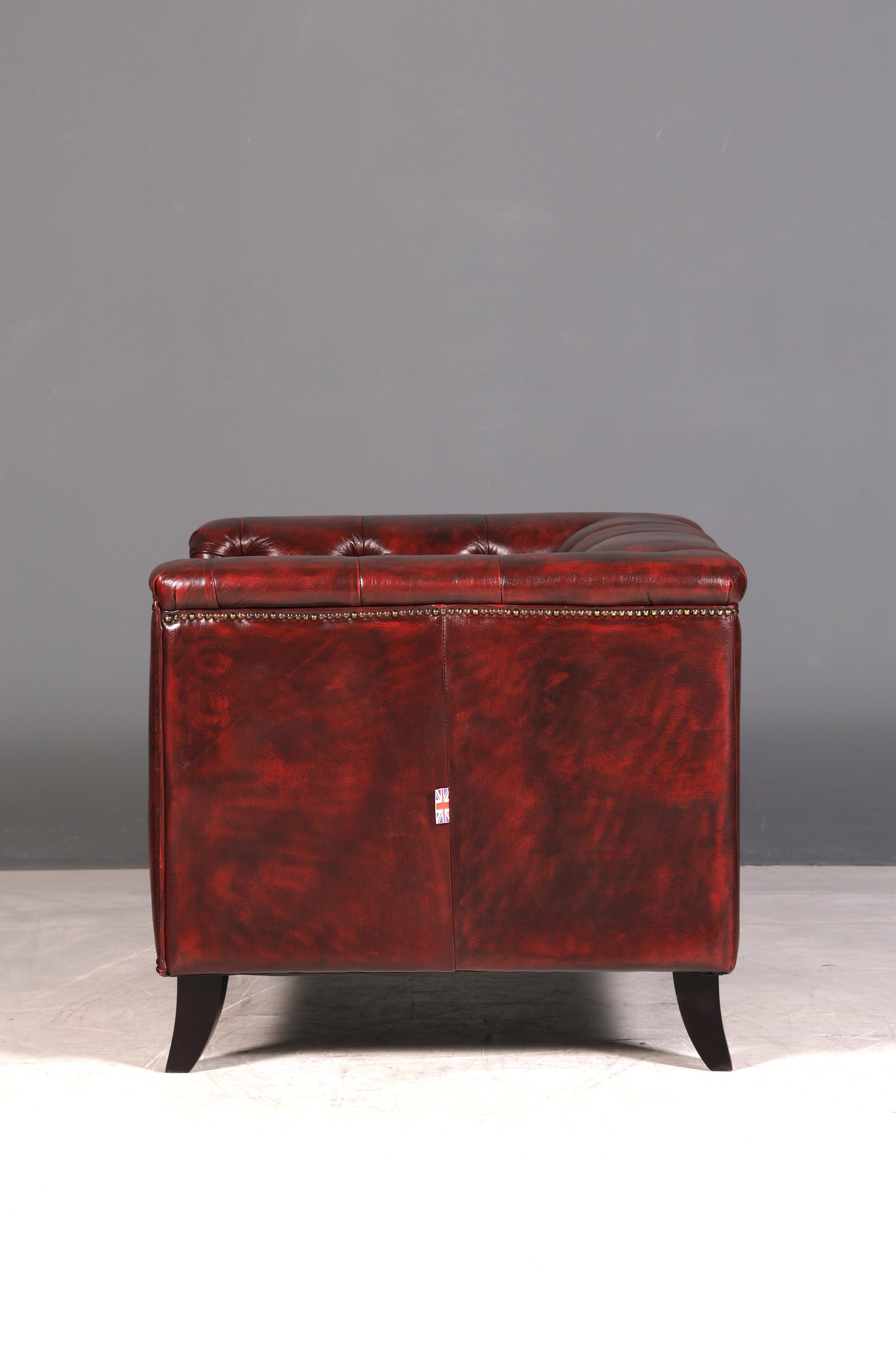 G137 Finish Stilvoller Original Chesterfield Sessel Englischer Armlehnsessel Englisch Herrensessel