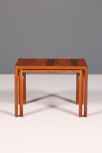 Filigranes Mid Century Tisch Set Couchtisch 2er Satz Ablagetisch Beistelltisch Satztische Vintage