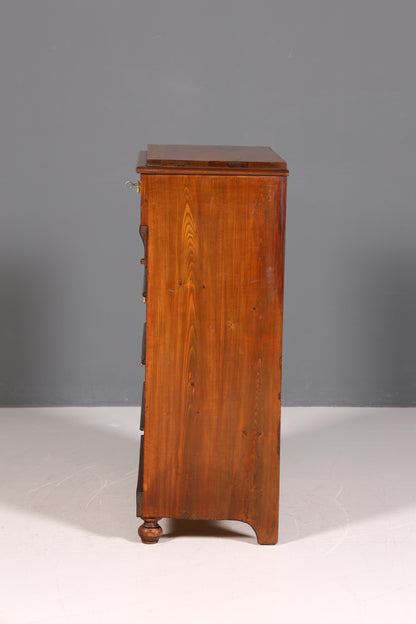 Wunderschöne Gründerzeit Kommode um 1890 Jugendstil Vertiko Antik Chiffoniere Wäschekommode