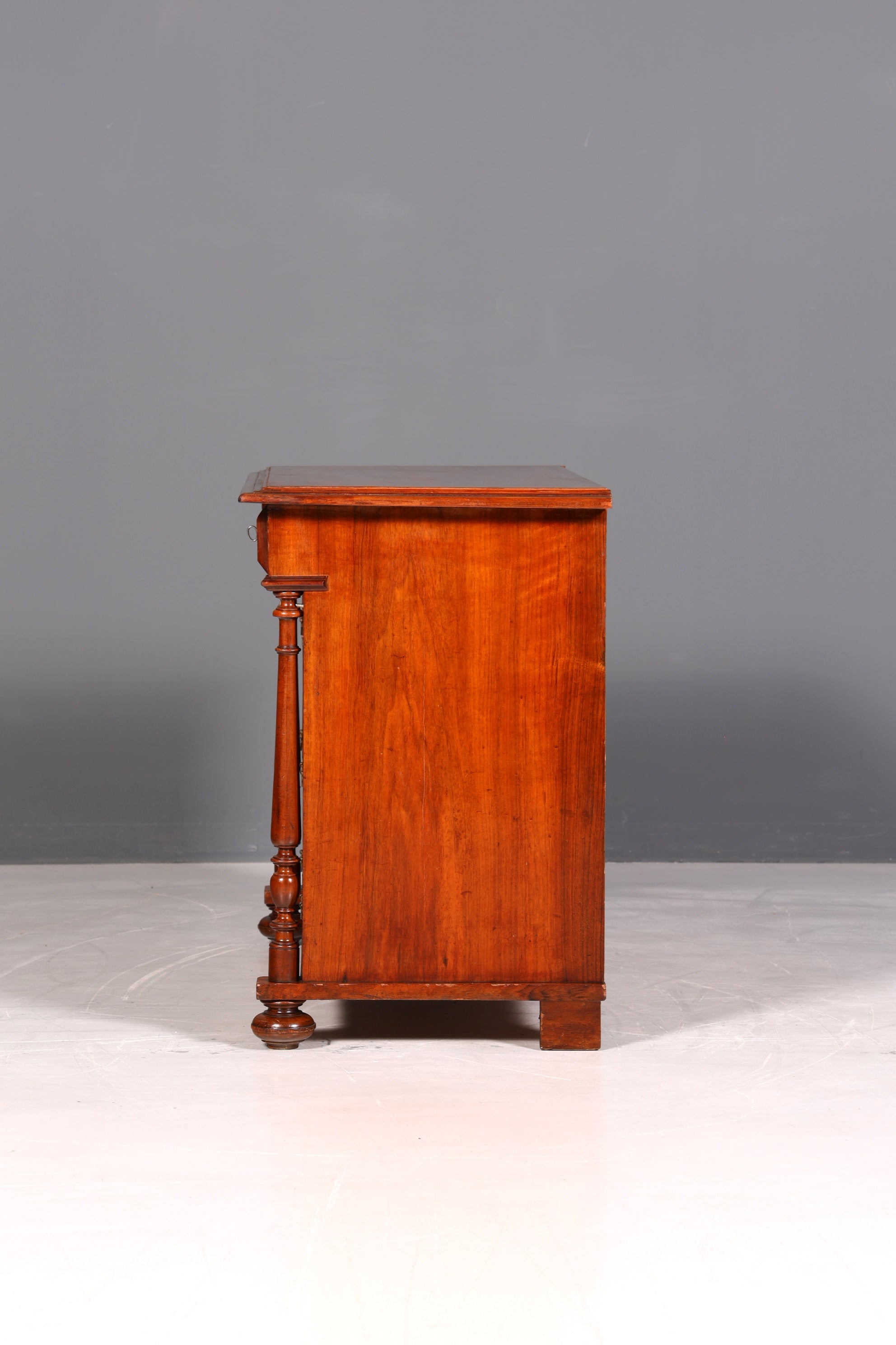Wunderschöne Gründerzeit Kommode Louis Philippe Schubladen Kommode Nussbaum Sideboard um 1880