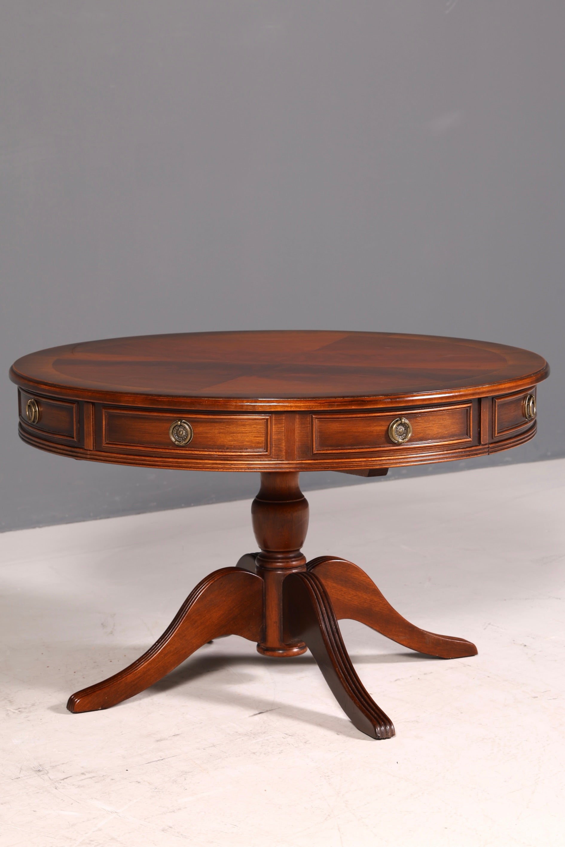 G123 Finish cm Traumhafter Englischer Tisch Couchtisch Englisch Antik Stil Mahagoni Ablagetisch Empire Stil Beistelltisch