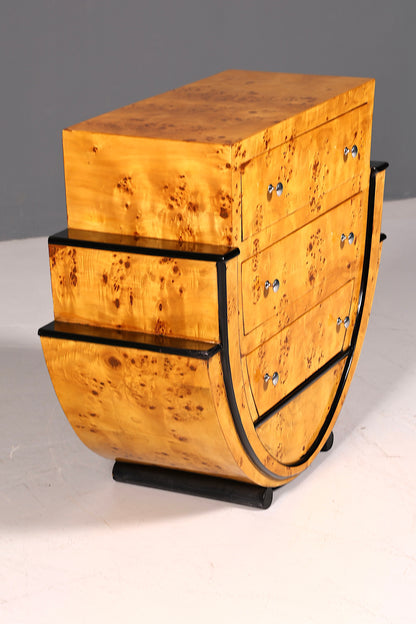 Edles Art Deco Stil Sideboard Wandkonsole Biedermeier Antik Stil Kommode Echt Holz Handarbeit