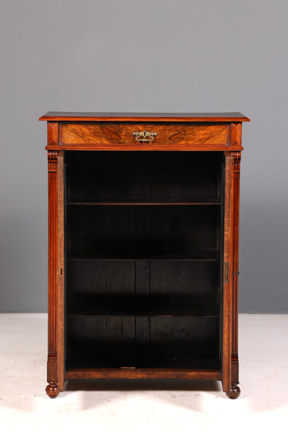 Stylish Gründerzeit cabinet, antique vertiko, Art Nouveau chest of drawers, hallway cabinet, solid wood