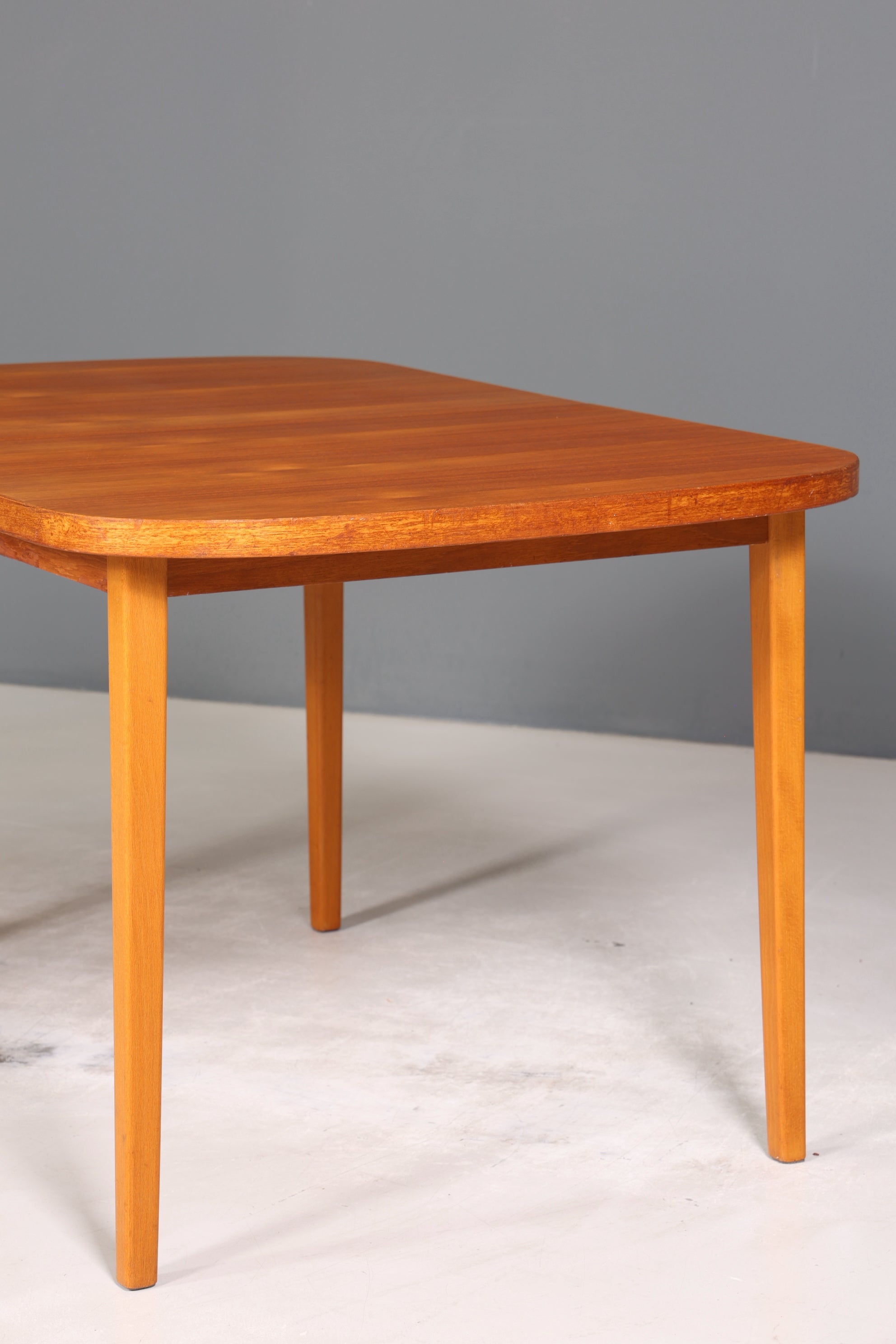 Traumhafter Mid Century Esstisch ausziehbarer Danish Design Teak Holz Küchentisch Esszimmer Tisch