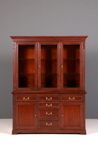 Beautiful original Selva display cabinet, Villa Borghese, antique style, solid wood, buffet cabinet, bookcase