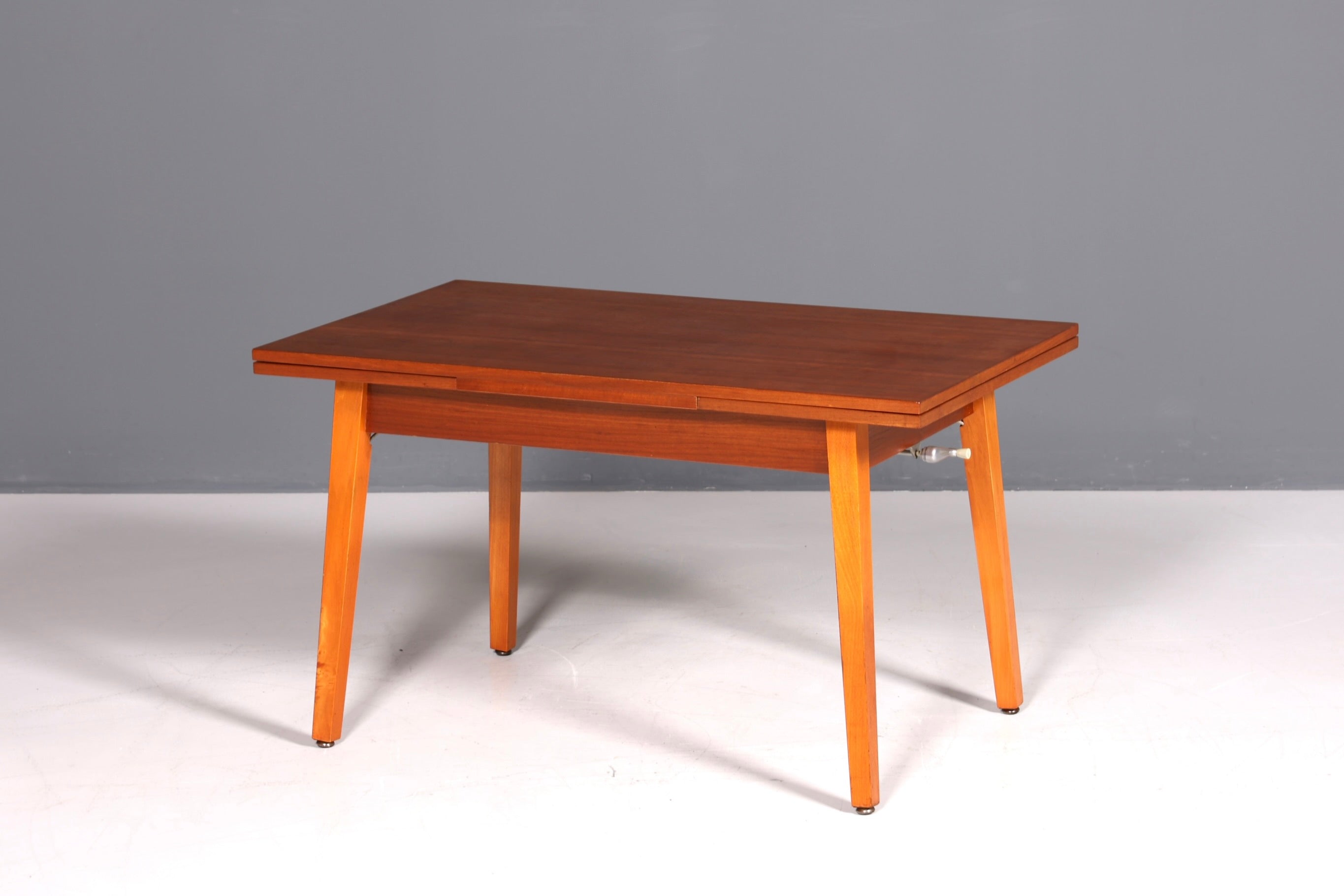 Traumhafter Mid Century Küchentisch Vintage Tisch ausziehbar und höhenverstellbar Esszimmer Tisch