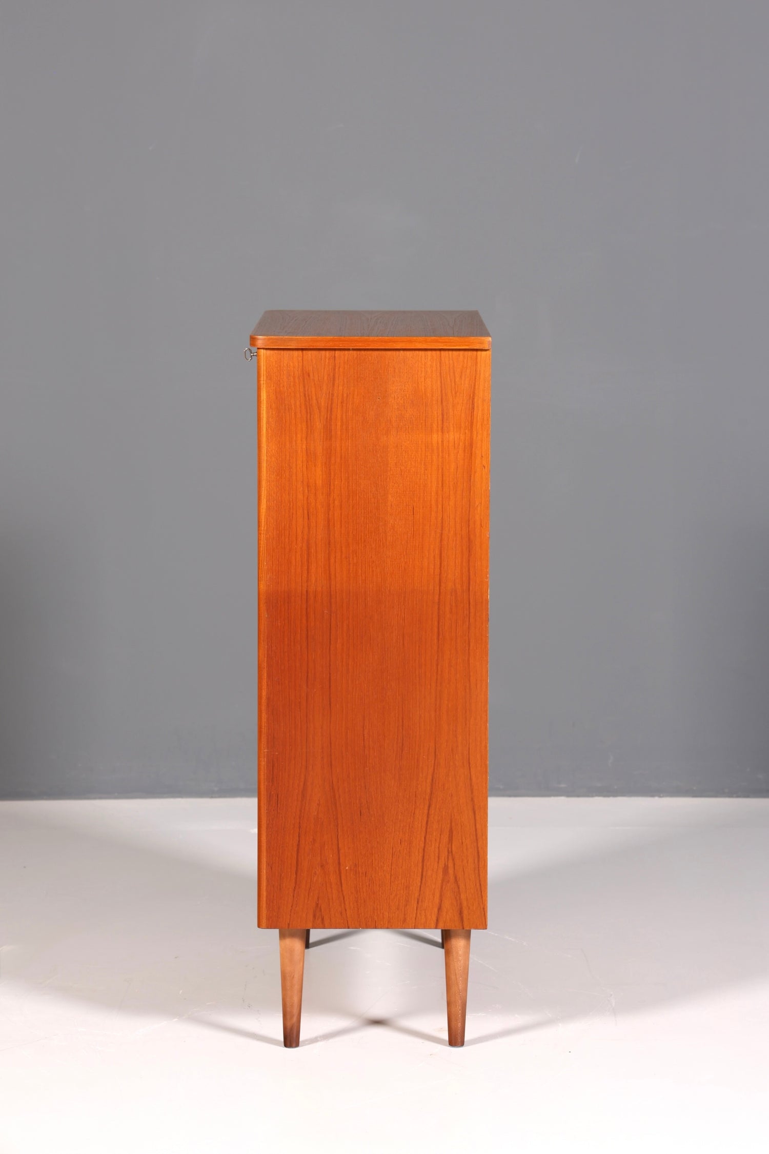 Wunderschöne Mid Century Kommode Teak Holz Vertiko Danish Design Vintage Schubladen Kommode