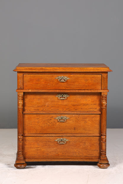 Wunderschöne Gründerzeit Kommode Louis Philippe echt Holz Eiche Schubladen Kommode Sideboard um 1880