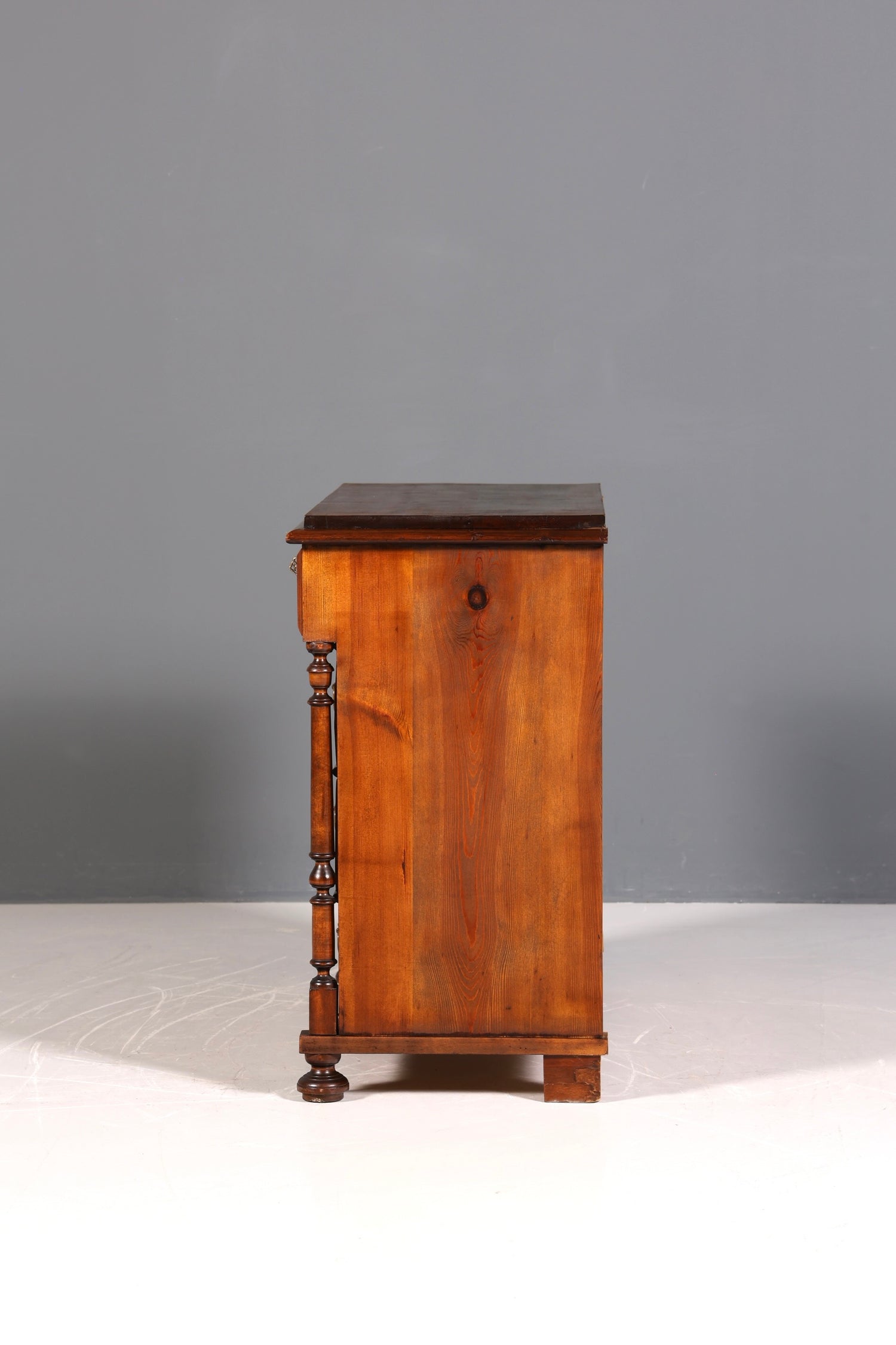 F855 Finish Wunderschöne Gründerzeit Kommode Louis Philippe Nussbaum Schubladen Kommode Sideboard um 1880