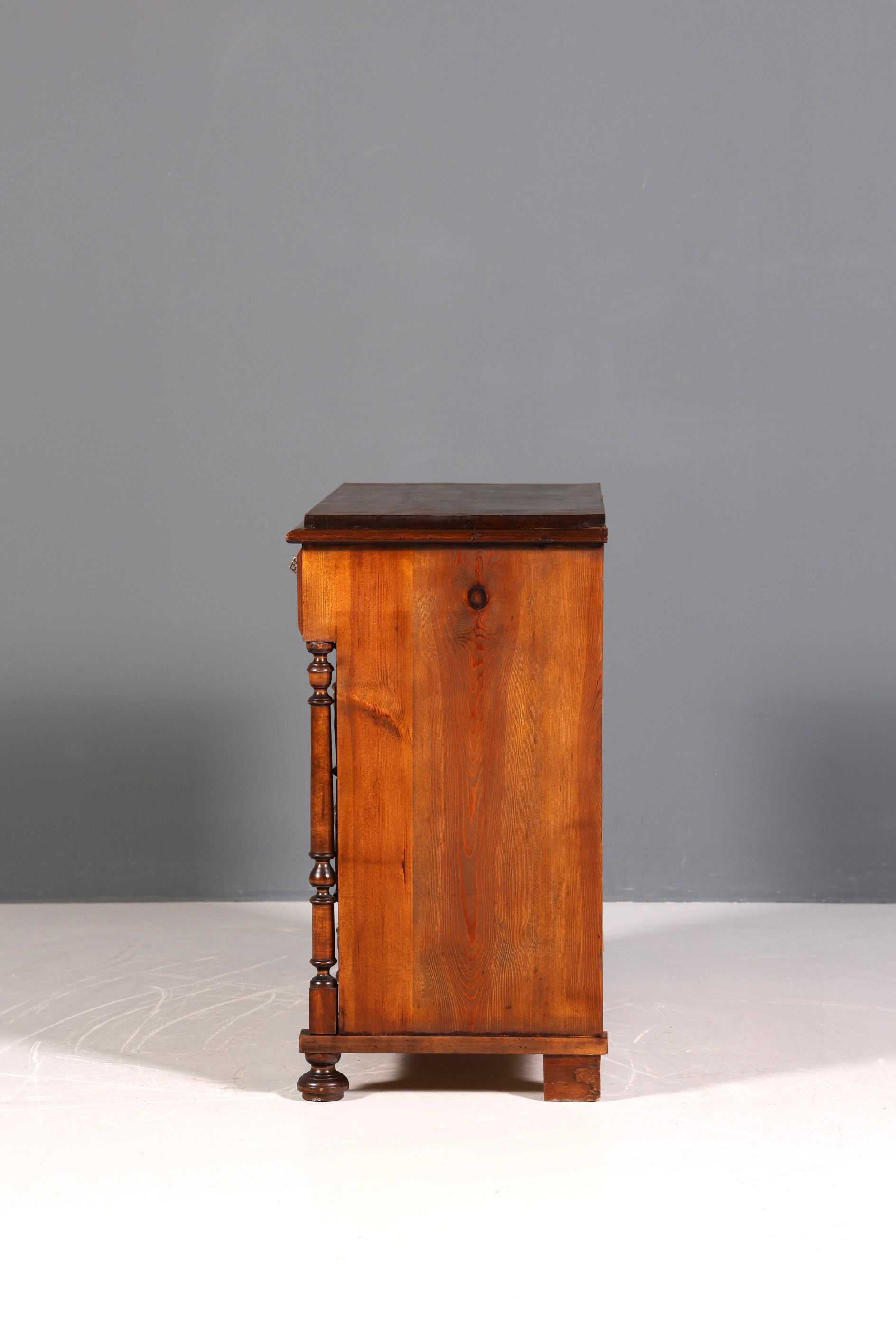 F855 Finish Wunderschöne Gründerzeit Kommode Louis Philippe Nussbaum Schubladen Kommode Sideboard um 1880