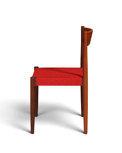 Schlichter Mid Century Stuhl Danish Design Retro Küchenstuhl Esszimmerstuhl Sekretär Stuhl