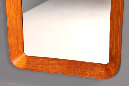 Wunderschöner Mid Century Spiegel Flur Wandspiegel Danish Design Spiegel Teak Holz Flurspiegel
