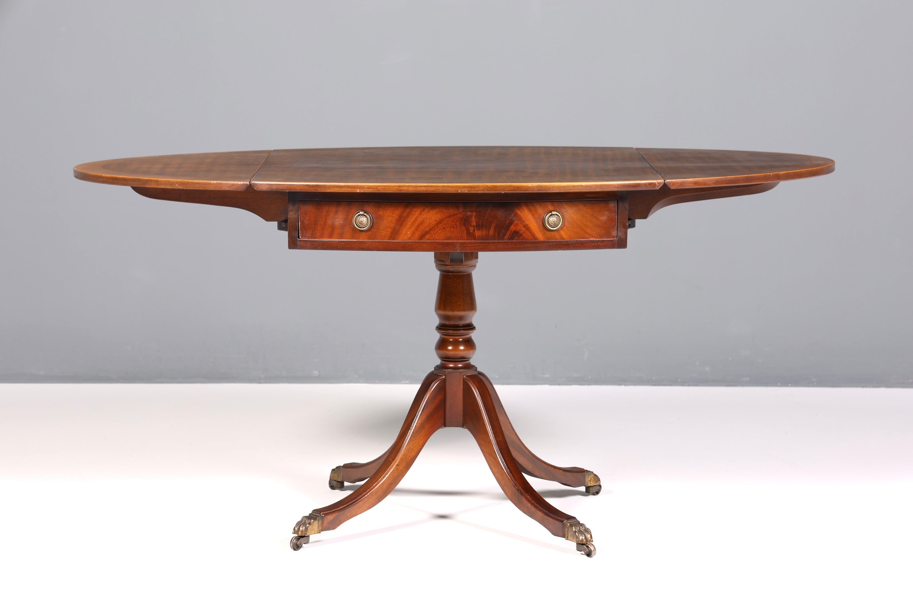 Wunderschöner Englischer Tisch ausklappbarer Esstisch Regency Antik Stil 60s Küchentisch