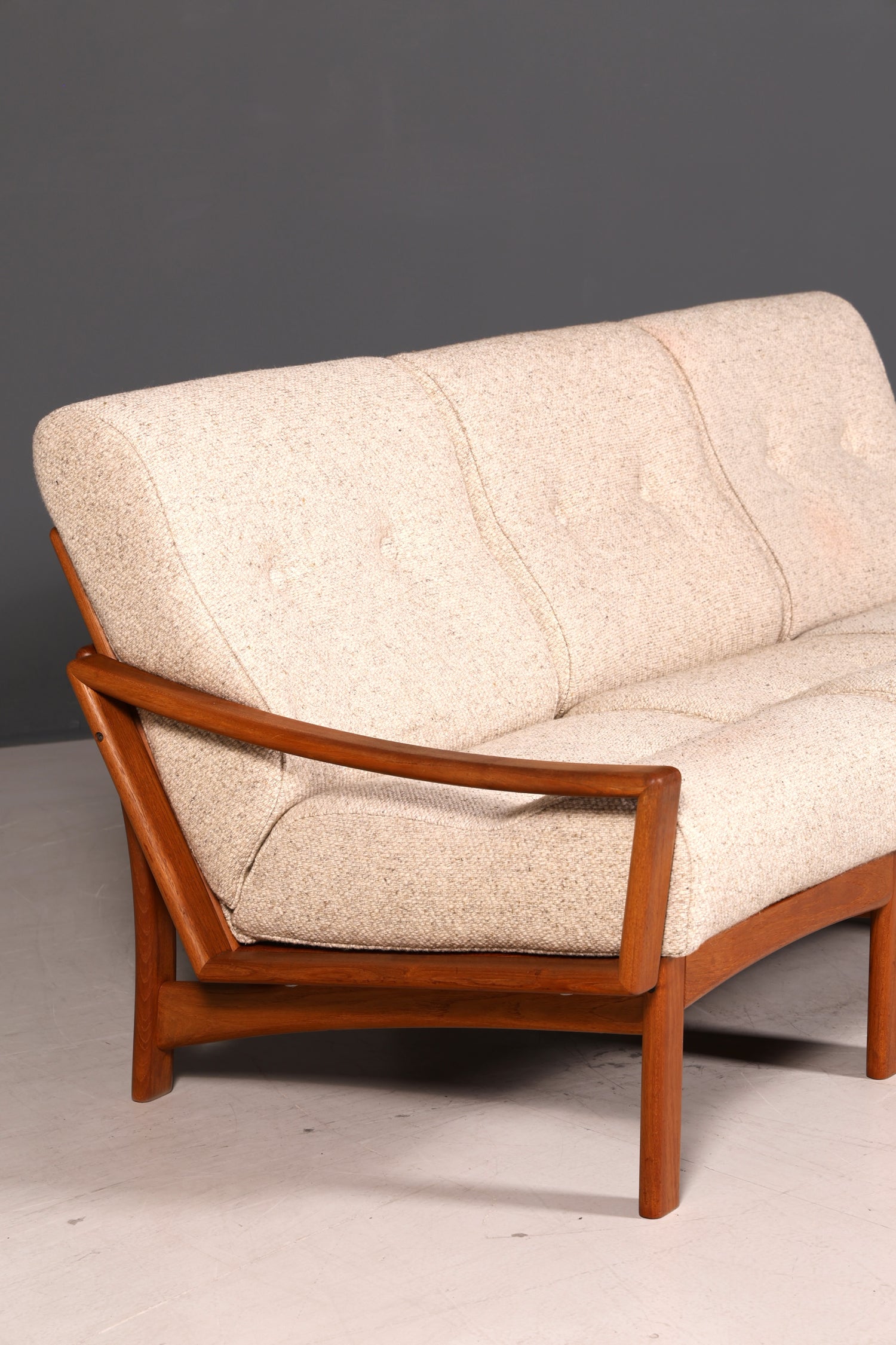 Wunderschönes Mid Century 3er Sofa Retro Couch Danish Design Polstersofa Vintage Canapé