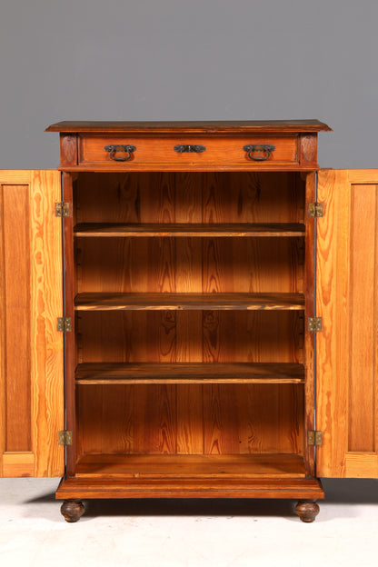 Beautiful Art Nouveau vertiko cabinet, antique cabinet, chest of drawers, circa 1900, solid wood