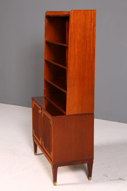 Wunderschönes Regal im Gustavianischen Stil Bücherregal Schrank Highboard Vintage Echt Holz Antik