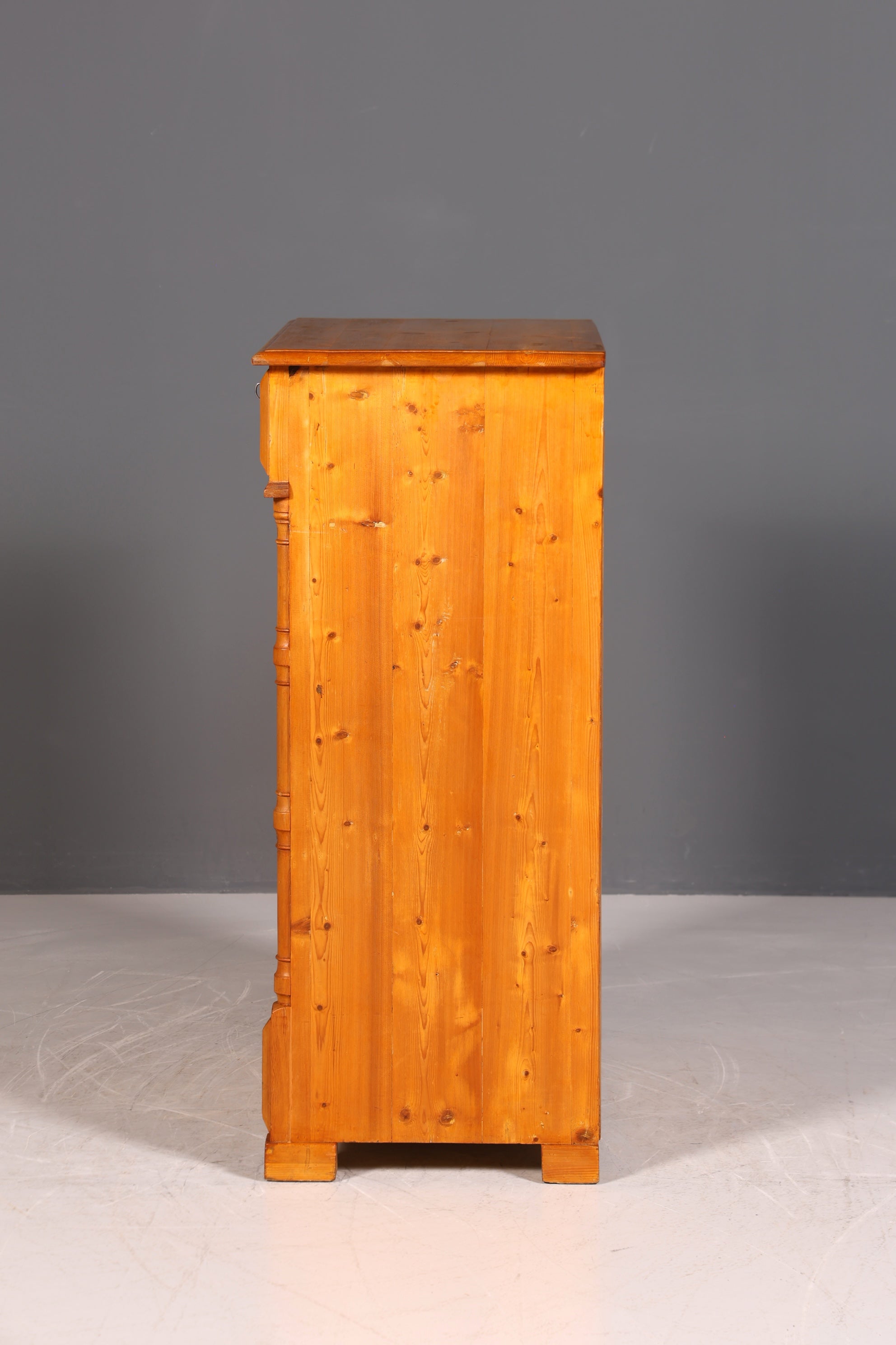 Wunderschöne Gründerzeit Kommode Louis Philippe Vertiko Weichholz Kommode um 1880 Landhaus Stil Kommode