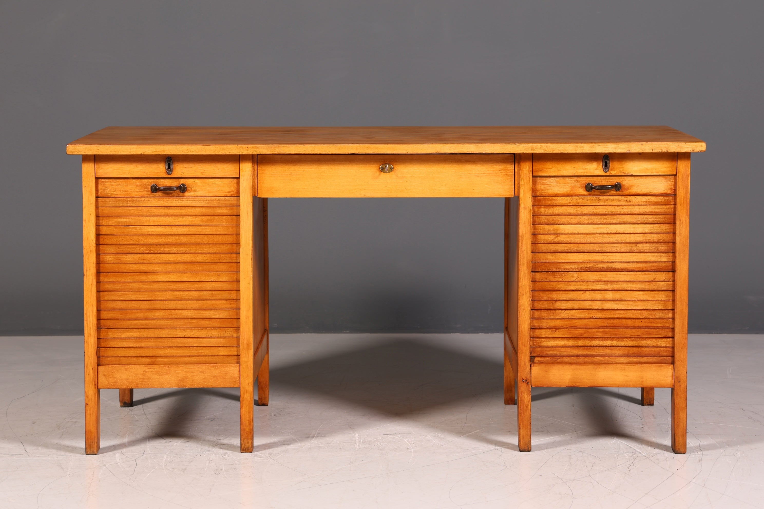 G148 Finish cm Wunderschöner Mid Century Schreibtisch Danish Design Bürotisch 60er Jahre Office Table