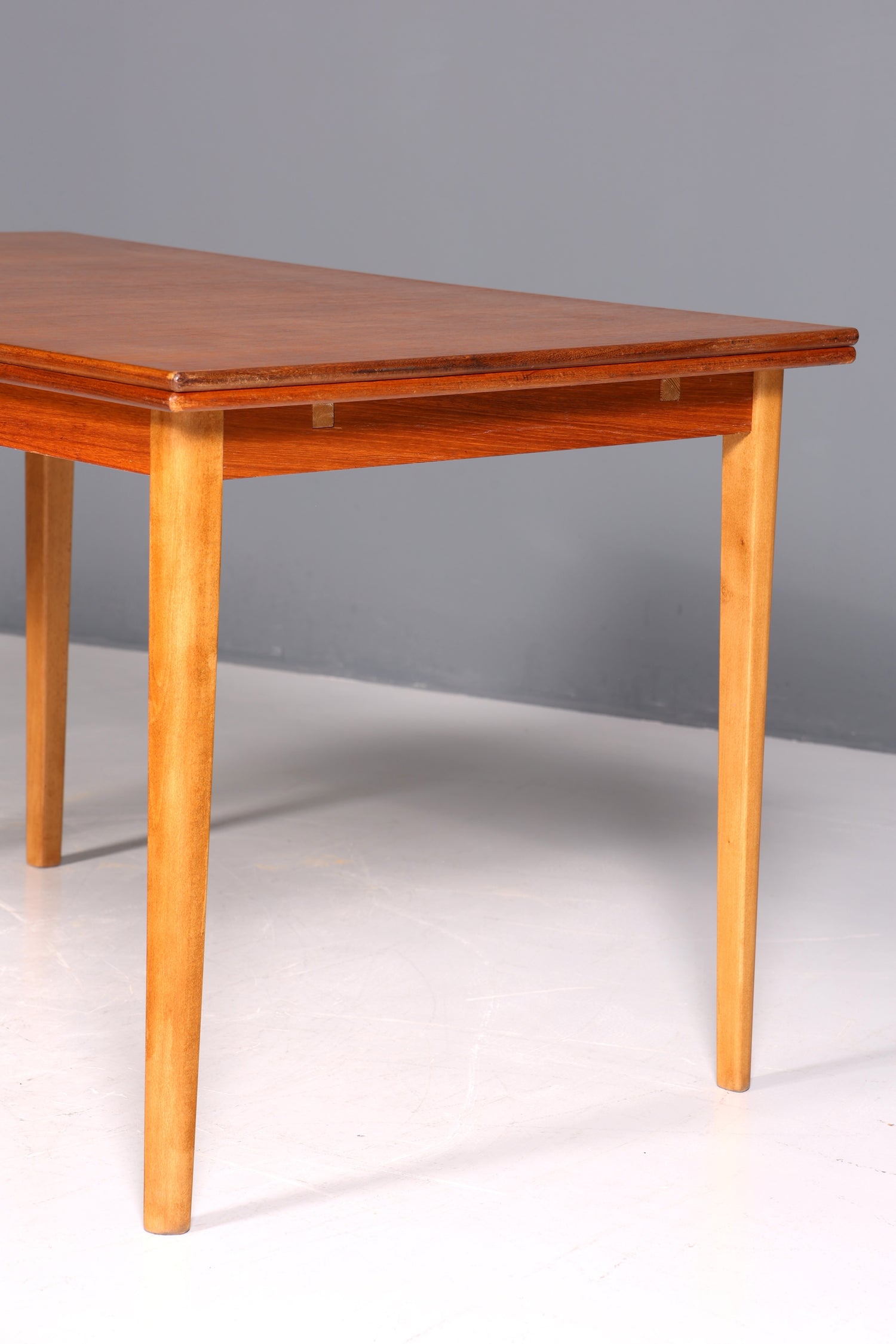 Traumhafter Mid Century Tisch ausziehbar Danish Design Esstisch Vintage Küchentisch Esszimmer Tisch