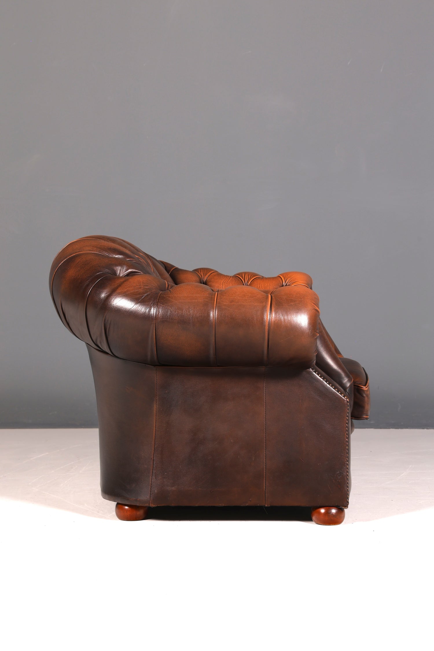 G155 Finish cm Wunderschöner Original Chesterfield Centurion Sessel Englischer Armlehnsessel Englisch Herrensessel (Kopie)