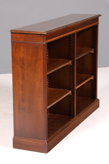 Wunderschönes Englisches Bücherregal Mahagoni Regal 60er Standregal Bücherschrank Buchablage Bookshelf Vintage