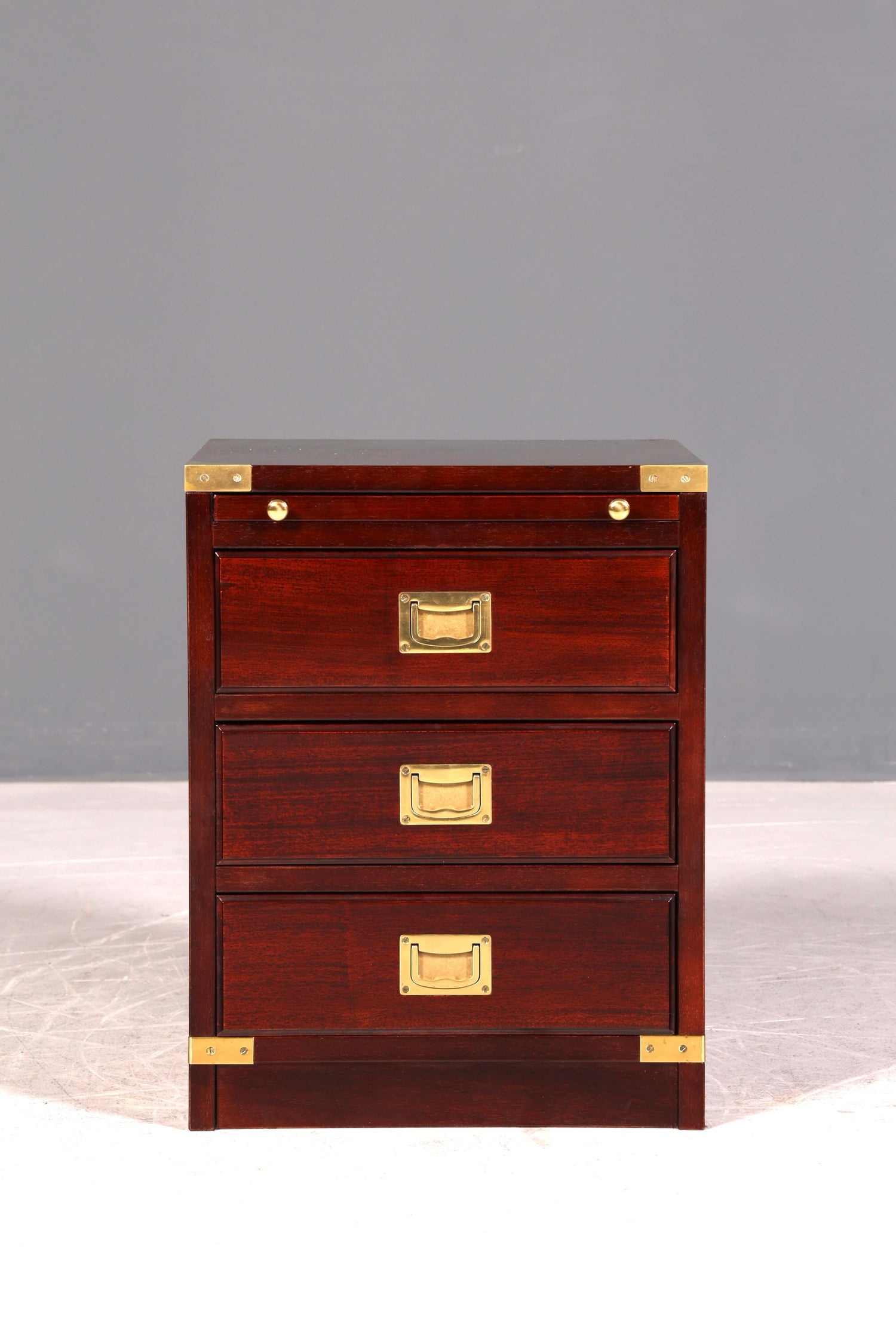 Traumhafte Englische Maritime Kommode Schiffs Nachttisch Military Chest Ablagetisch Kolonial Antik Vintage
