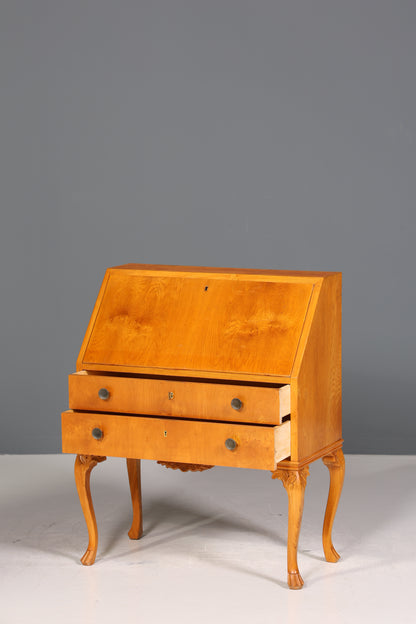 Wunderschöner Sekretär Chippendale Stil Antik um 1940 Büro Kommode Schreibkommode