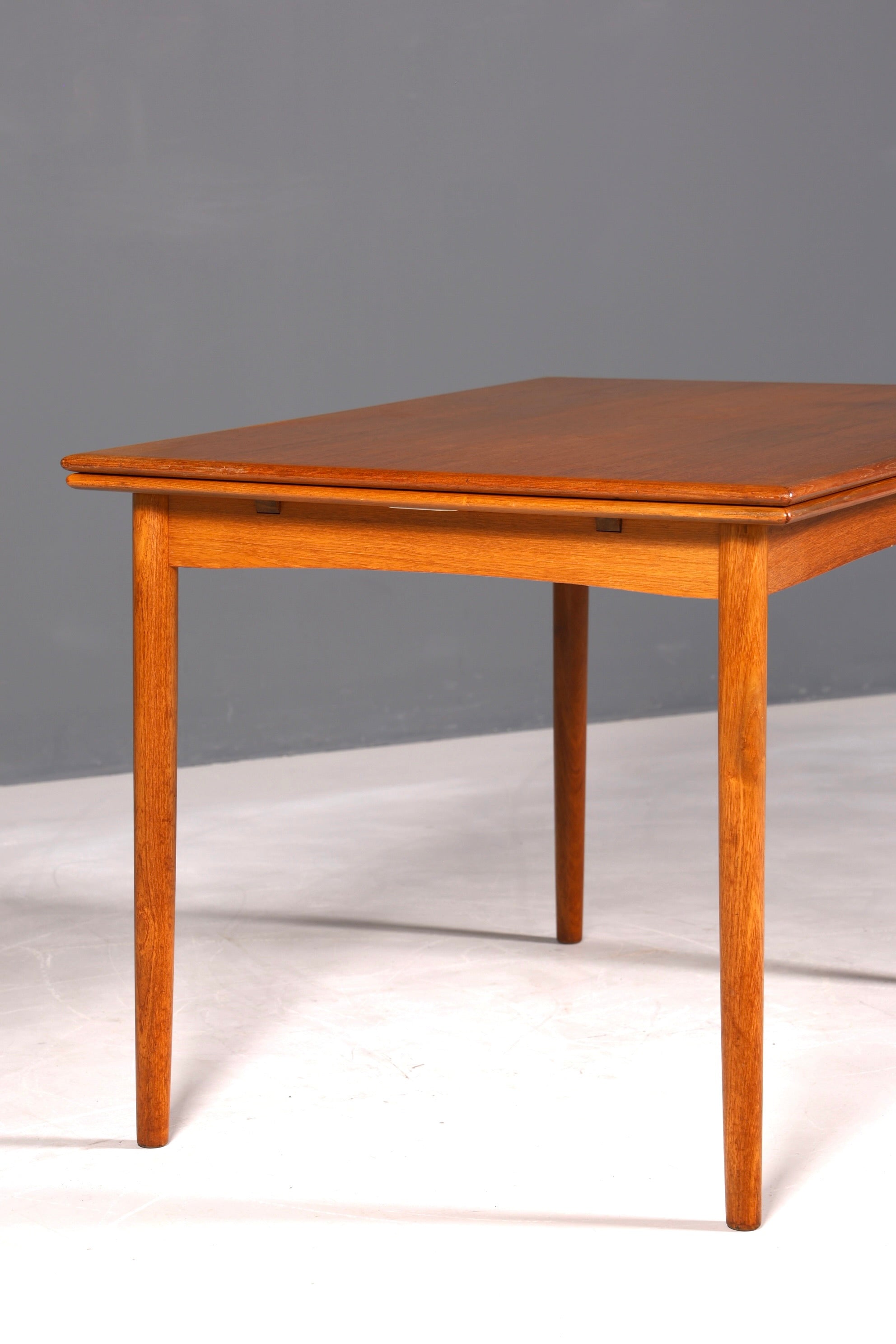 F903 Finish cm Traumhafter Mid Century Esstisch ausziehbarer Danish Design Teak Holz Küchentisch Esszimmer Tisch