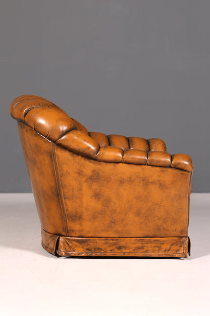 G152 Finish cm Stilvoller Original Chesterfield Sessel Englischer Armlehnsessel Englisch Herrensessel (Kopie)