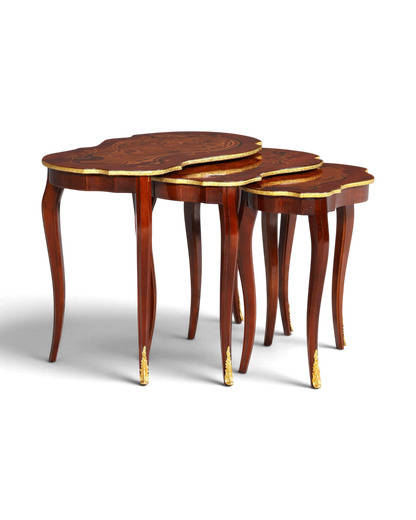 Traumhaftes Beistelltisch Set 3er Satz Barock Antik Barock Stil Tisch Set