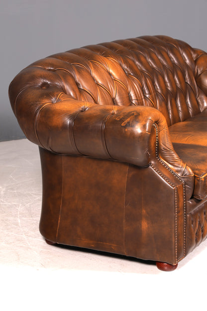 Wunderschönes Original Chesterfield Centurion Sofa 3- Sitzer echt Leder Couch
