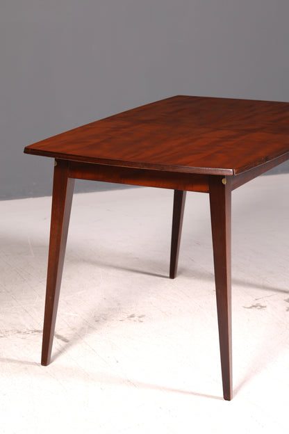 Schlichter Mid Century Esstisch ausziehbar Vintage Tisch Retro Küchentisch Esszimmertisch Holz 60s