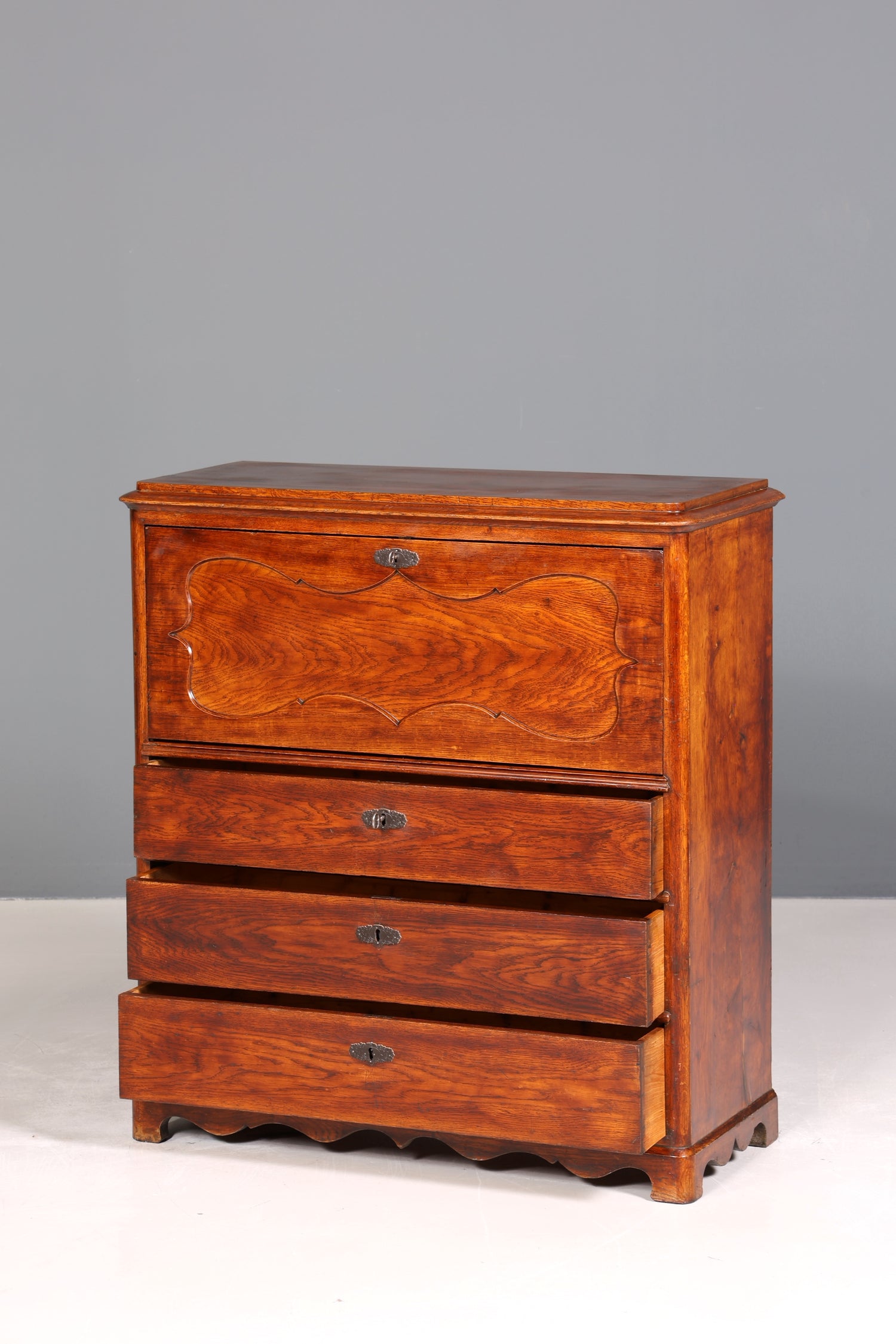 Traumhafter Louis Philippe Sekretär um 1880 Biedermeier Antik Schrank Chiffoniere Kommode