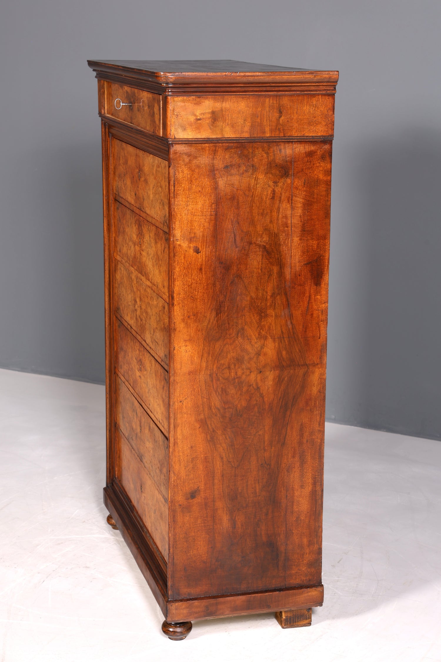 F941 Finish Wunderschönes Gründerzeit Vertiko Louis Philippe Kommode um 1880 Schubladenkommode