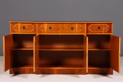 Wunderschönes Englisches Sideboard Eibe Schrank Antik Stil 60er Buffetschrank Kommode Anrichte Vintage