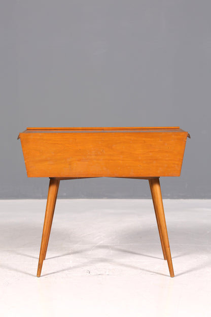 Wunderschöner Mid Century Beistelltisch Retro Nähkasten Vintage Kommode 60er Jahre Nähtisch