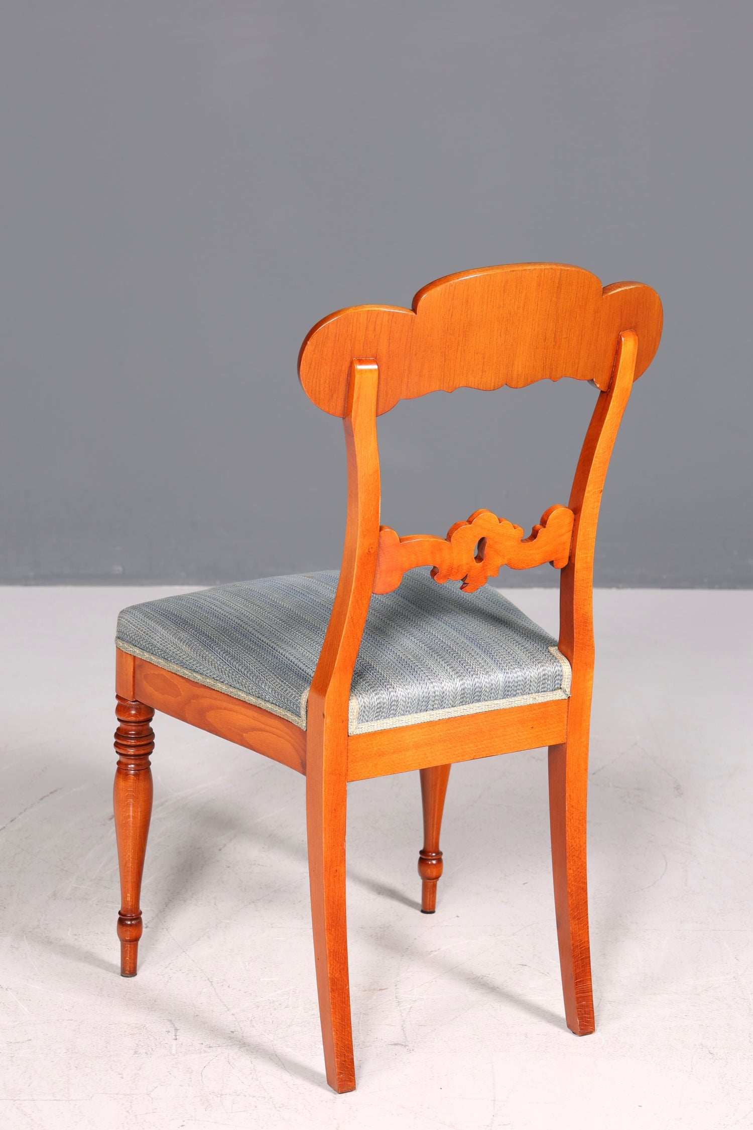 Traumhafter Stuhl im Biedermeier Stil echt Holz Sekretär Stuhl Antik Stil Esszimmer Stuhl 2 von 2