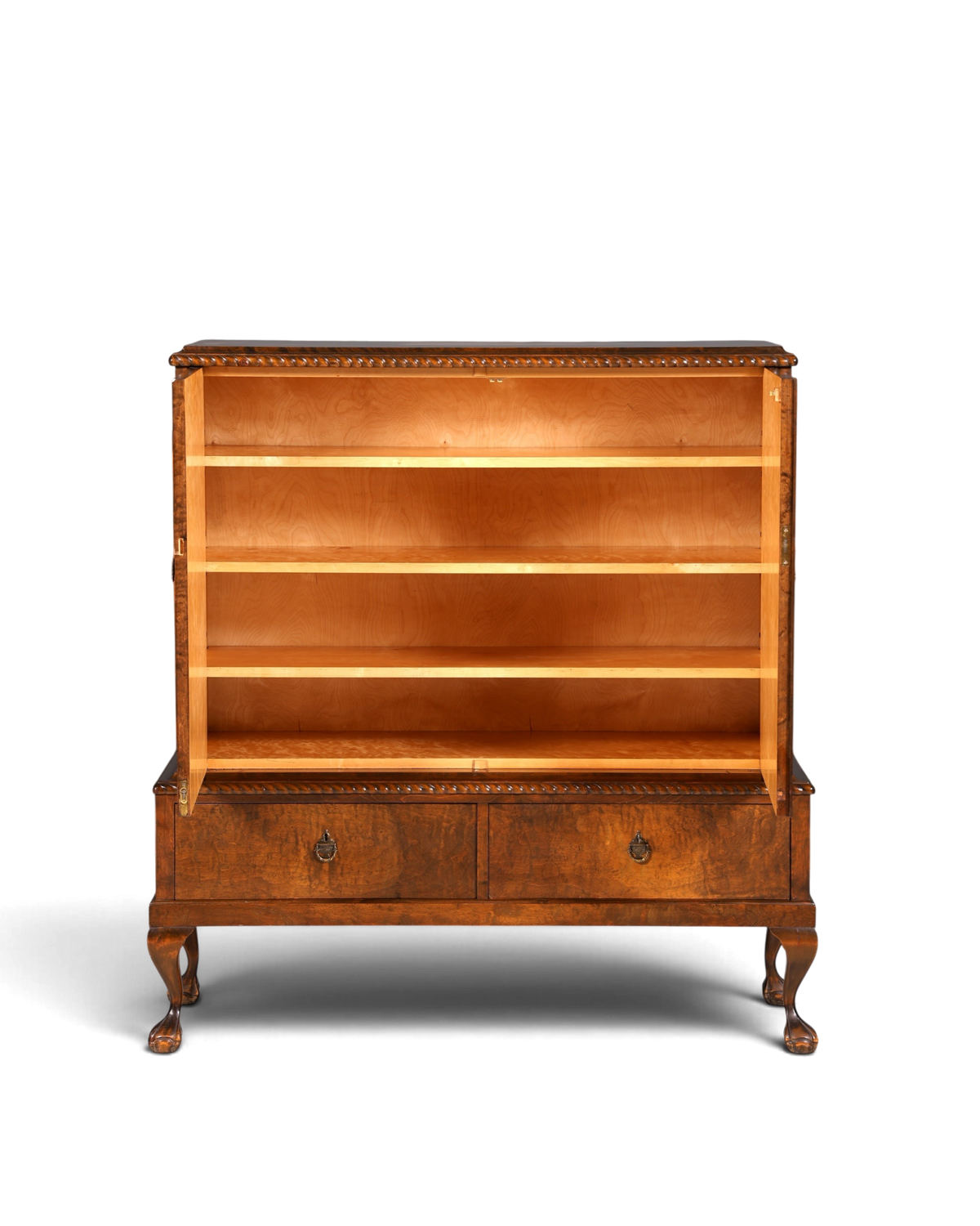 G365 Finish Stilvoller Original Art Deco Schrank Vertiko Sideboard um 1930 Highboard Kommode (Kopie)