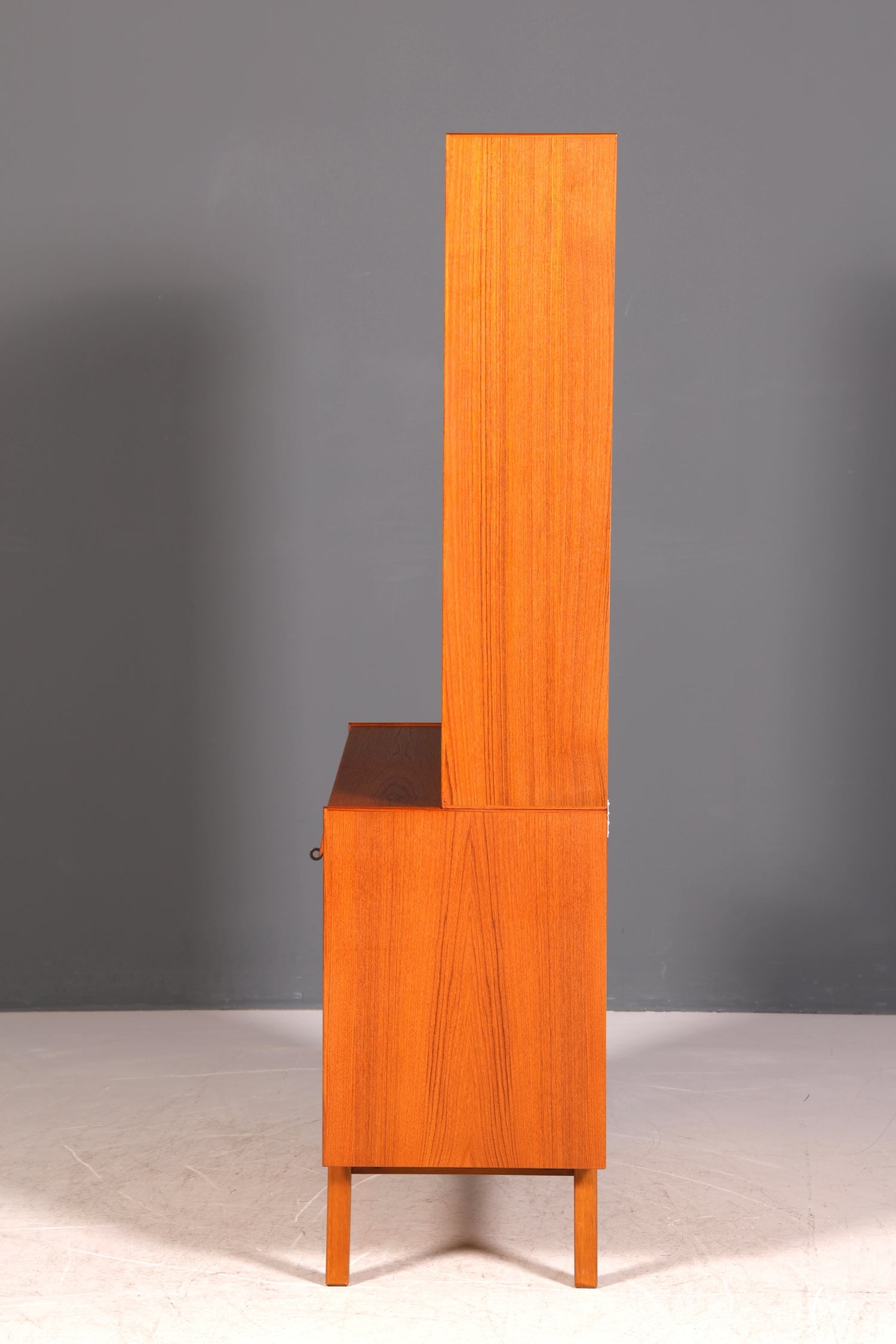 Traumhaftes Mid Century Regal Teak Holz Schrank Danish Design Retro Kommode Vintage Bücherregal 60er Jahre 2 von 2