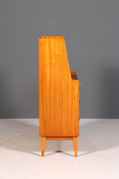 Wunderschönes Mid Century Regal Vintage Kommode Danish Design Highboard Bücherregal Holz Schrank