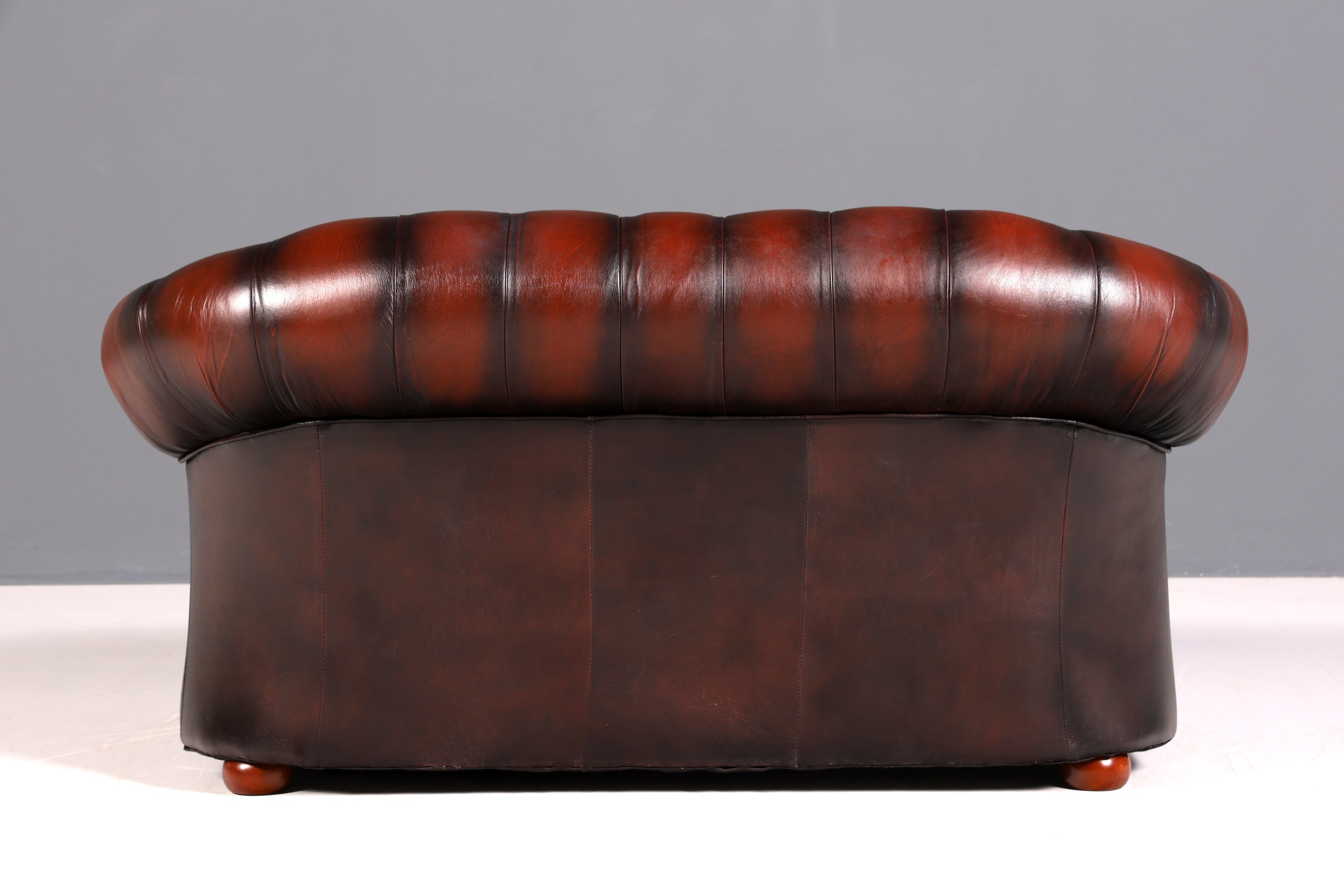 F857 Finish Wunderschöne Original Chesterfield Centurion 2-Sitzer Couch Englisches echt Leder Sofa UK
