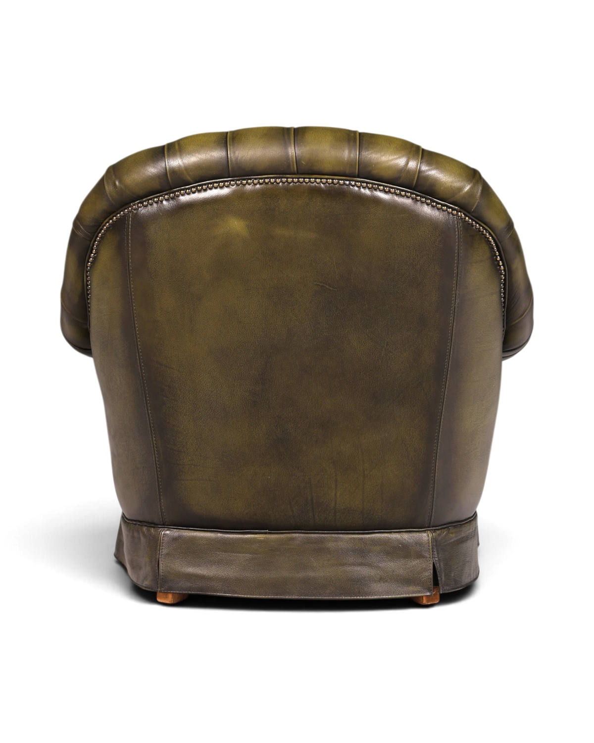 Stilvoller Original Chesterfield Sessel Englischer Armlehnsessel Echt Leder Herrensessel UK