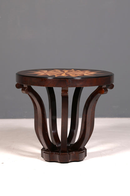Beautiful Art Deco-style coffee table, antique-style luxury side table, living room accent table