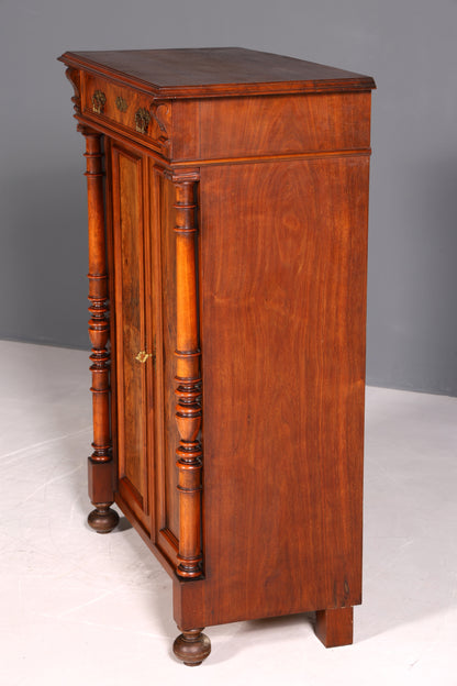 G108 Finish Traumhaftes Gründerzeit Vertiko Jugendstil Schrank Antik Highboard Kommode