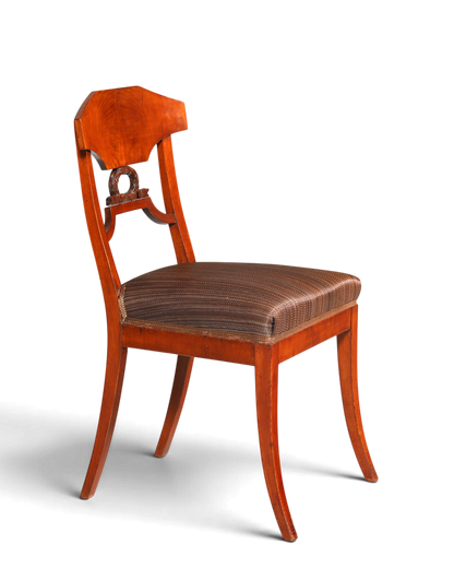 Traumhafter Biedermeier Stuhl Antik Küchenstuhl echt Holz Sekretär Stuhl Esszimmer Stuhl 2 von 2