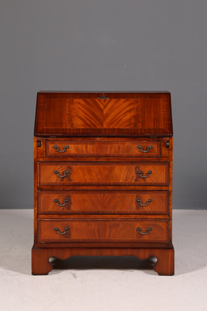 Wunderschöner Englischer Sekretär Schreibkommode Echt Holz Schreibtisch Kommode Antik Stil Vintage